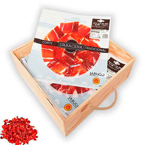 Jamón de Jabugo cortado loncheado
